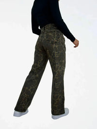 Pantalón Jean Para Mujer Animal Print - The Tribe