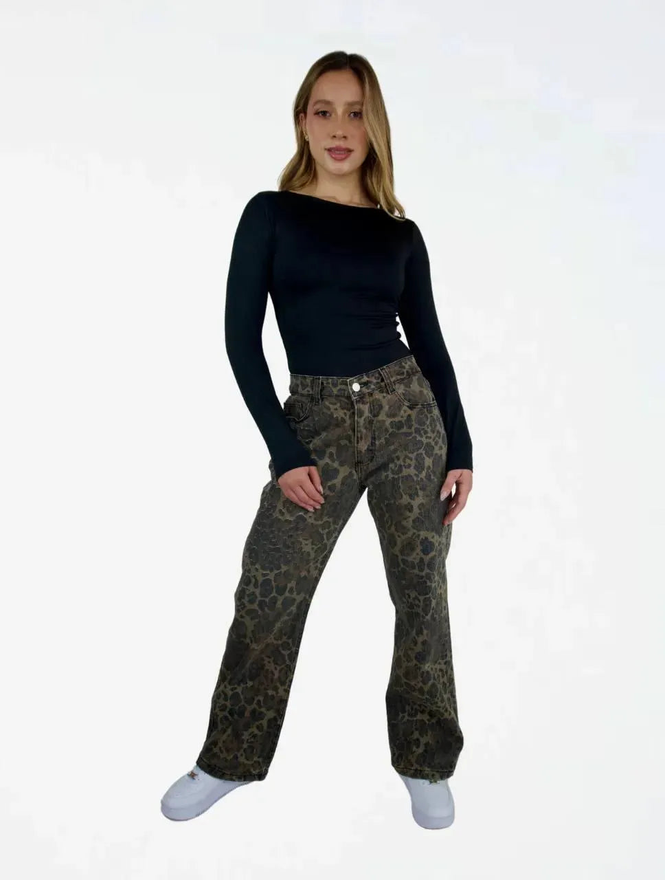 Pantalón Jean Para Mujer Animal Print - The Tribe