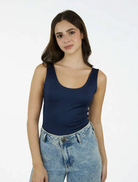 Body para Mujer Escote Redondo Tirantes Anchos - Oslo