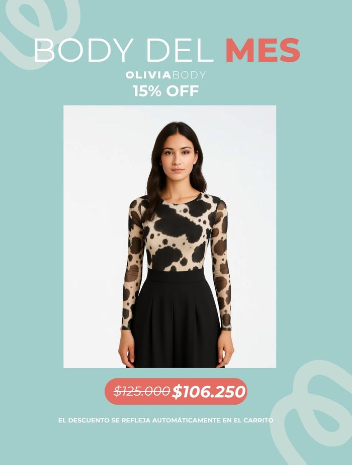 Body Para Mujer Mesh - Olivia