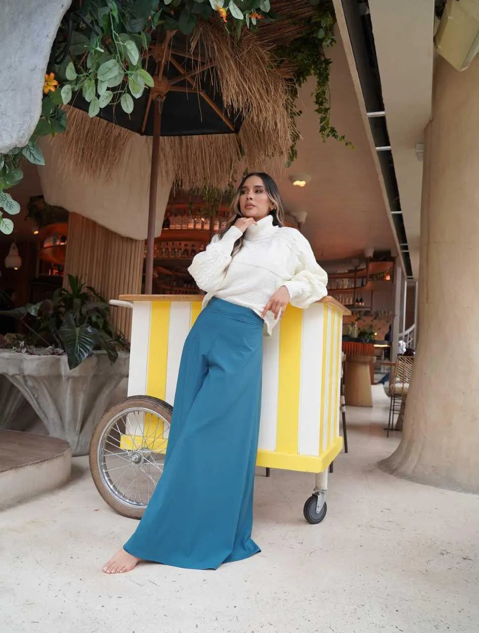 Suéter Cuello Tortuga Diseño Elegante - Solei