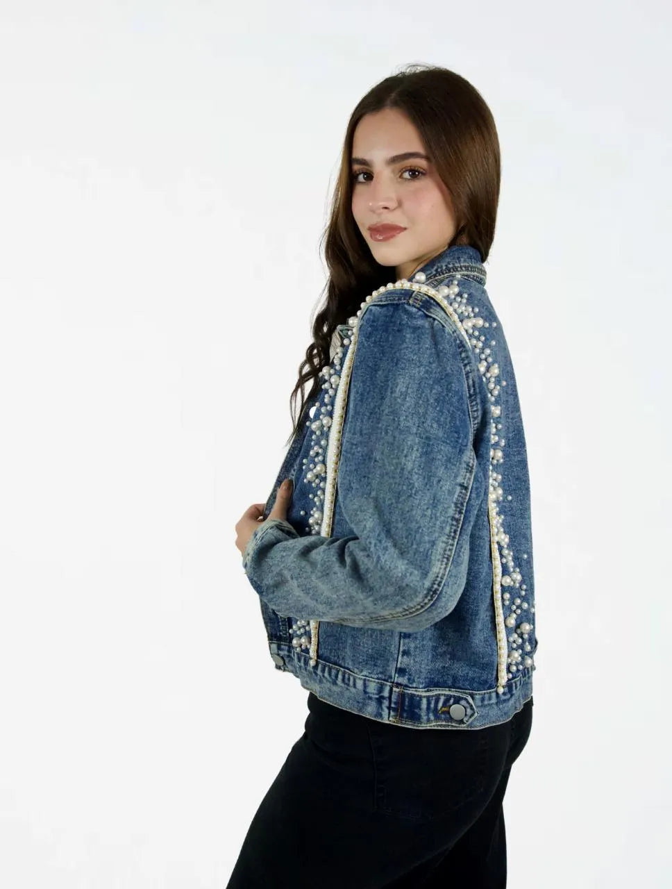 Chaqueta para Mujer Denim Perlas - The Explorer