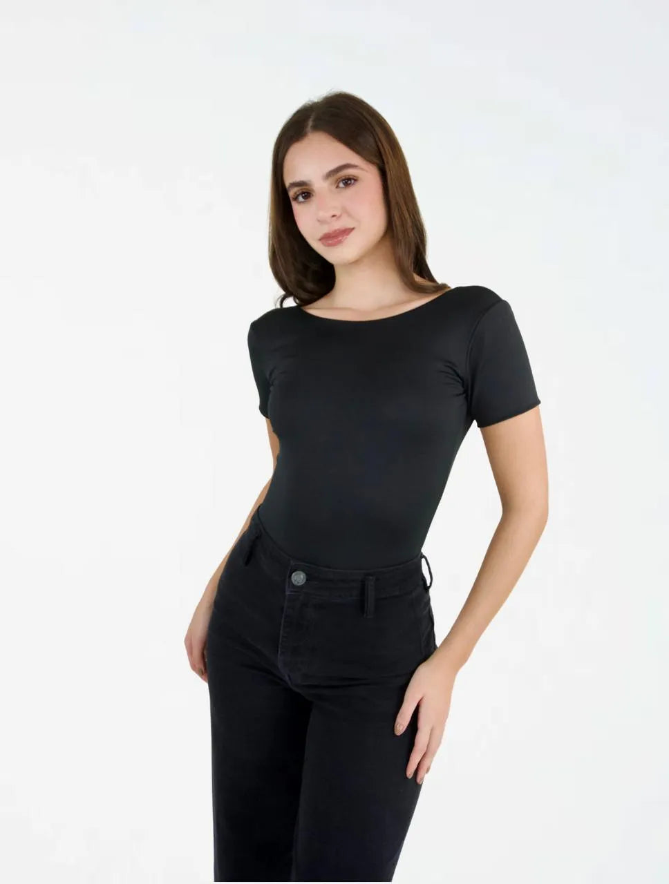 Body Mujer Espalda Descubierta Manga Corta - The Message - Molgoa