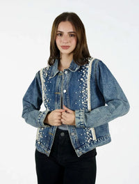 Chaqueta para Mujer Denim Perlas - The Explorer
