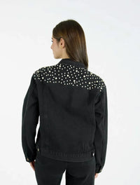 Chaqueta para Mujer Denim Perlas - The Cheetah