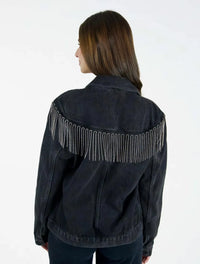 Chaqueta Para Mujer Oversized Con Apliques - The Ibiza