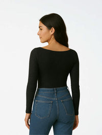 Body Para Mujer Brillante Cuello Redondo- The Twinkle