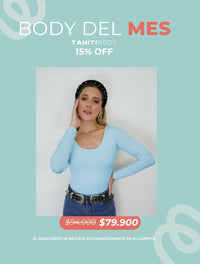 Body para Mujer Escote Redondo Manga Larga - Tahiti