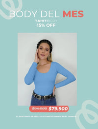 Body para Mujer Escote Redondo Manga Larga - Tahiti