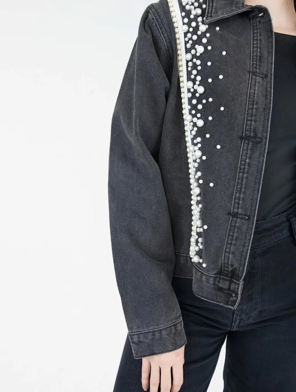 Chaqueta para Mujer Denim Perlas - The Explorer