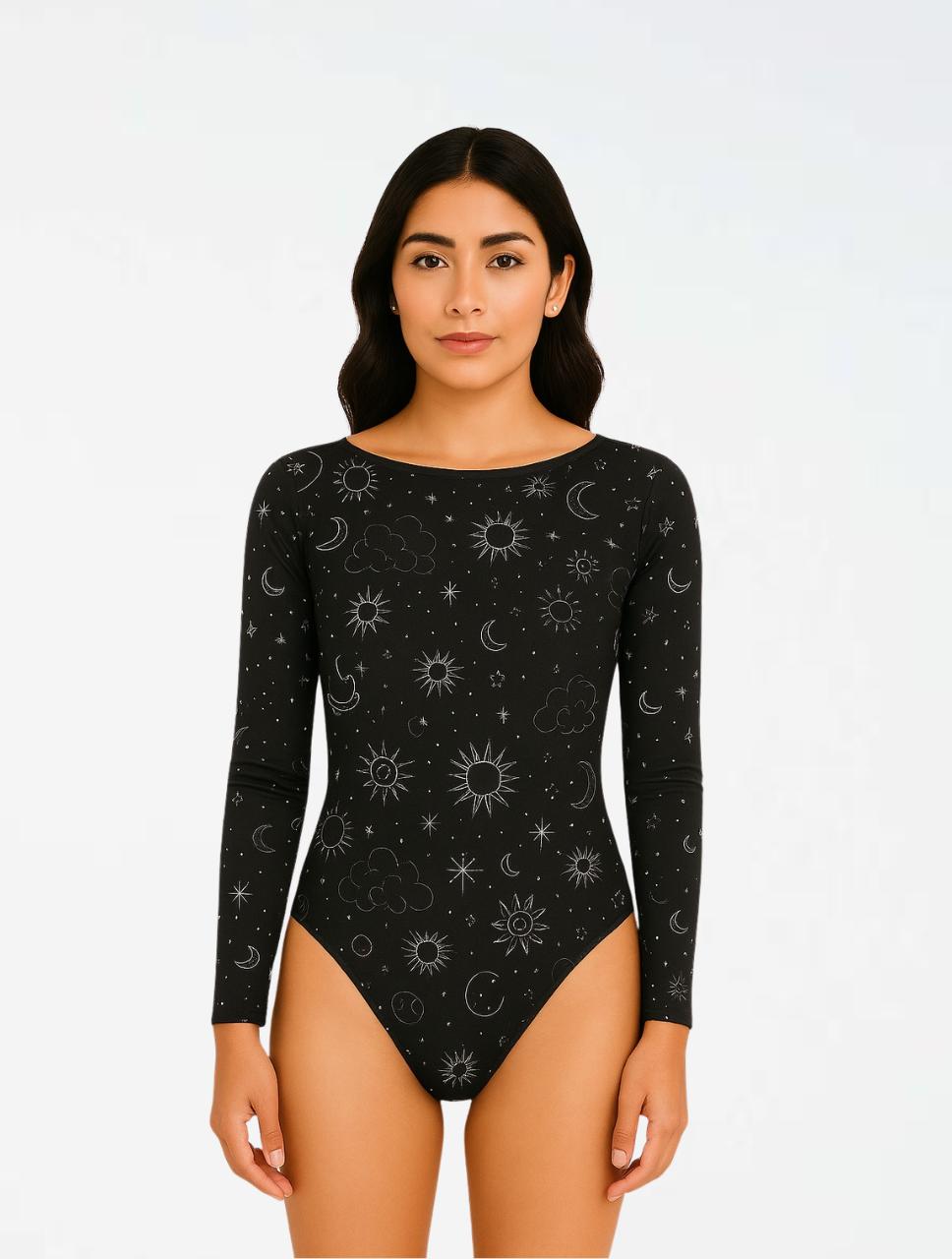 Body Mesh Negro Lunas - The Moonlight