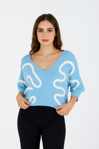 Suéter para Mujer Cuello V- The Garden