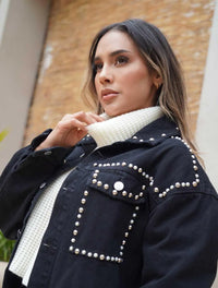 Chaqueta para Mujer Negro Denim - Bianca Negro