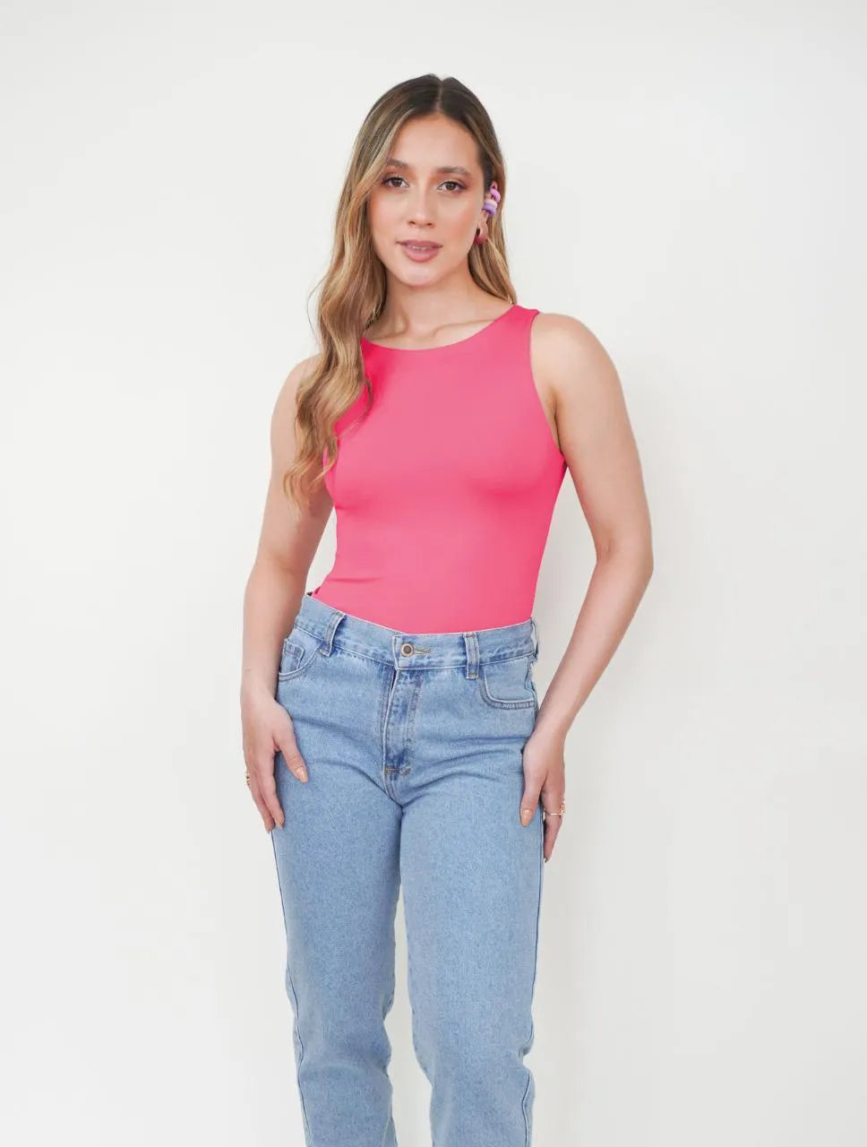 Body para Mujer Cuello Redondo Manga Sisa - Simona