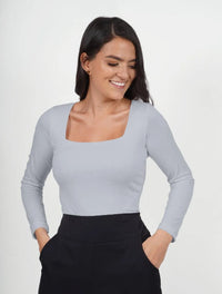 Body para Mujer Escote Cuadrado Manga Larga - Moscú