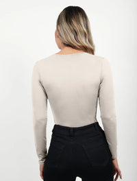 Body para Mujer Escote Cuadrado Manga Larga - Moscú