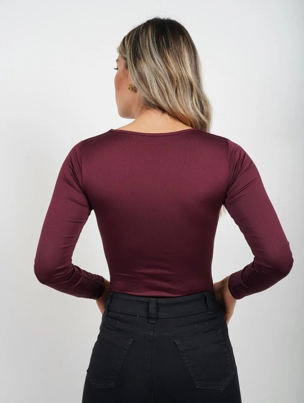 Body para Mujer Escote Cuadrado Manga Larga - Moscú