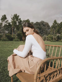 Body Para Mujer Escote Redondo en Espalda - The Essential