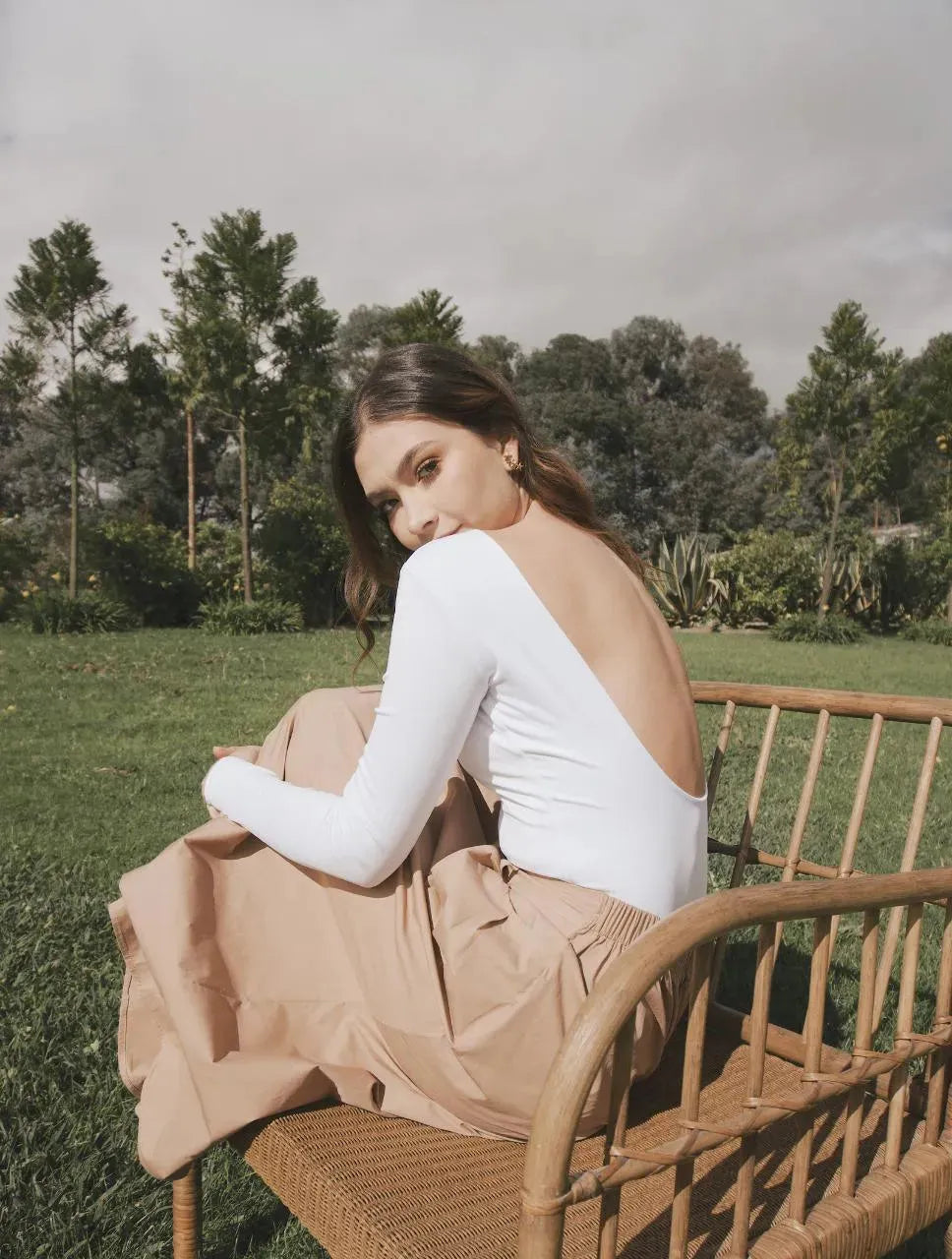 Body Para Mujer Escote Redondo en Espalda - The Essential