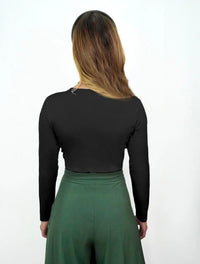 Body para Mujer Manga Larga Escote Cruzado - Trevi