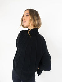 Capa Tejida para Mujer Cuello Alto - Olivia