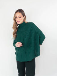 Capa Tejida para Mujer Cuello Alto - Olivia