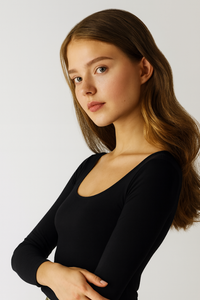 Body para Mujer Escote Redondo Manga Larga - Tahiti