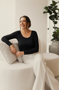 Body para Mujer Escote Redondo Manga Larga - Tahiti