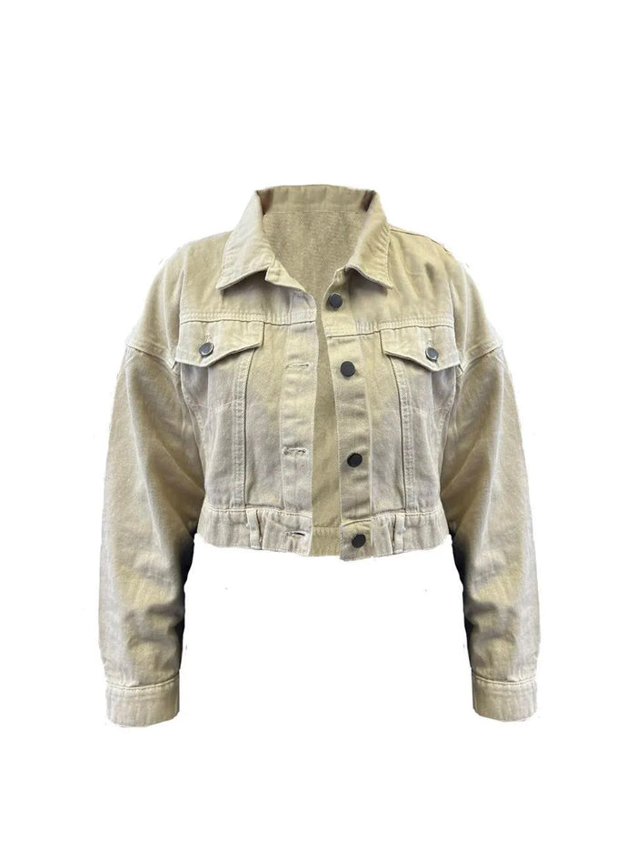 Chaqueta para Mujer Camel con Flecos - The Brash Camel