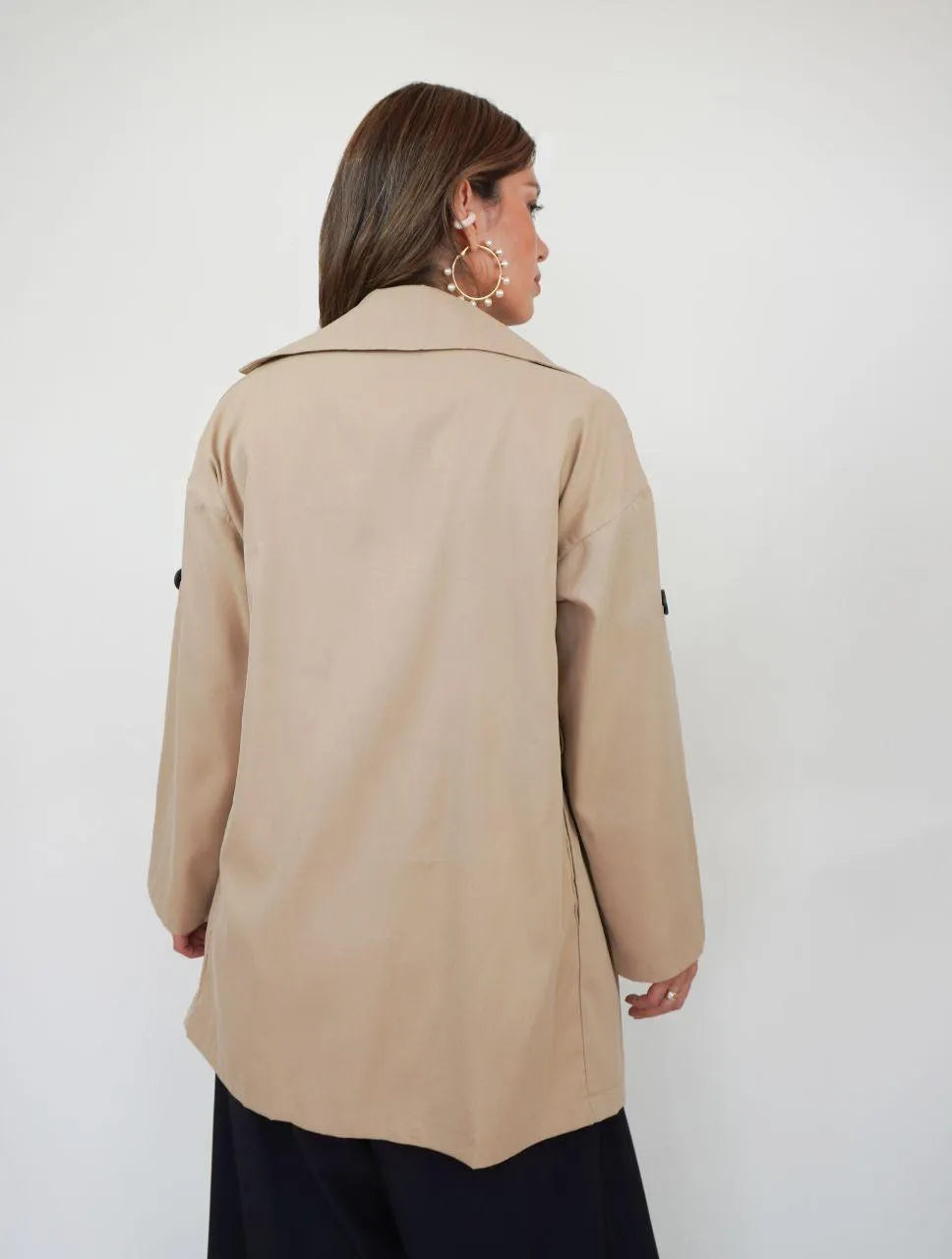 Chaqueta para Mujer Beige Tipo Gabán - Lucca Beige