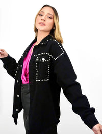 Chaqueta para Mujer Negro Denim - Bianca Negro