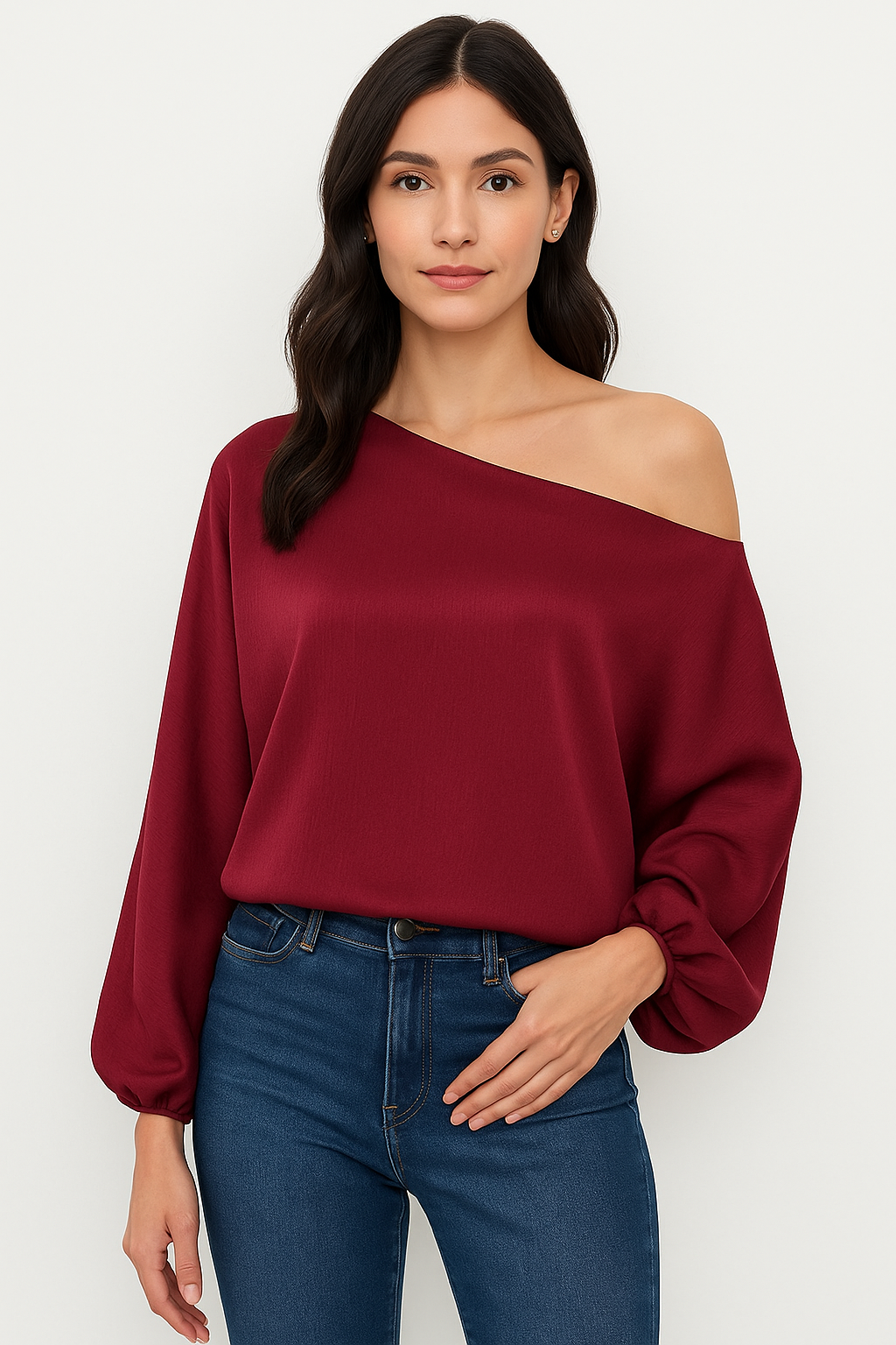 Blusa para Mujer Manga Larga Bombacha  - The Aura