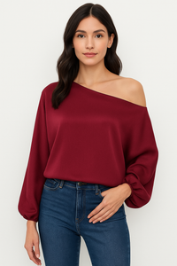 Blusa para Mujer Manga Larga Bombacha  - The Aura