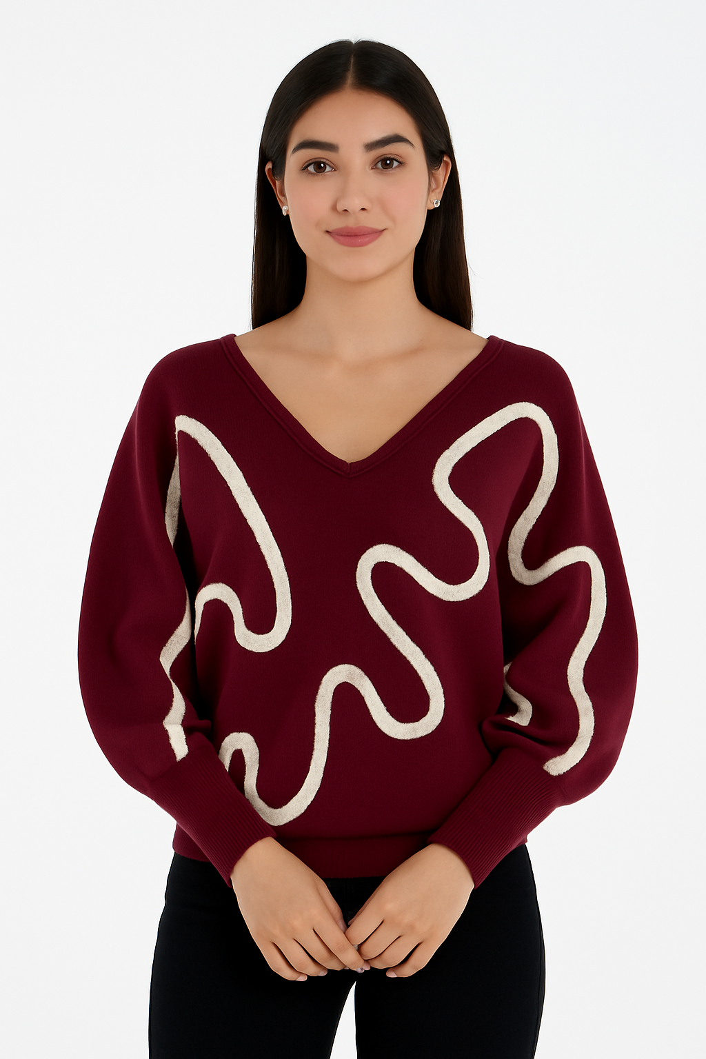 Suéter para Mujer Cuello V- The Garden