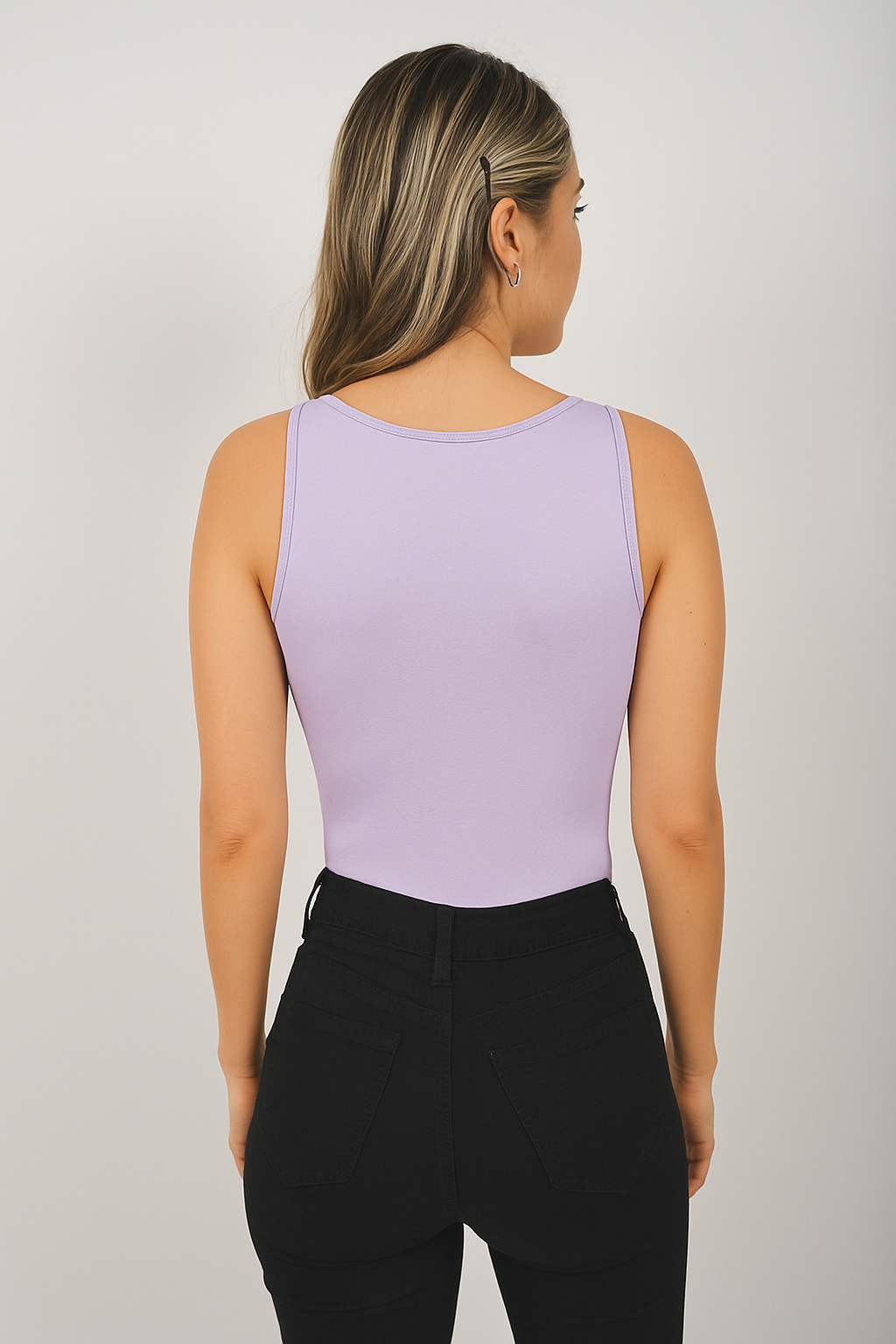 Body para Mujer Cuello Redondo Manga Sisa - Simona