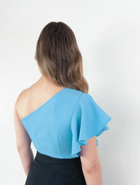 Crop Top para Mujer Asimétrico con Boleros -  The Ruffle