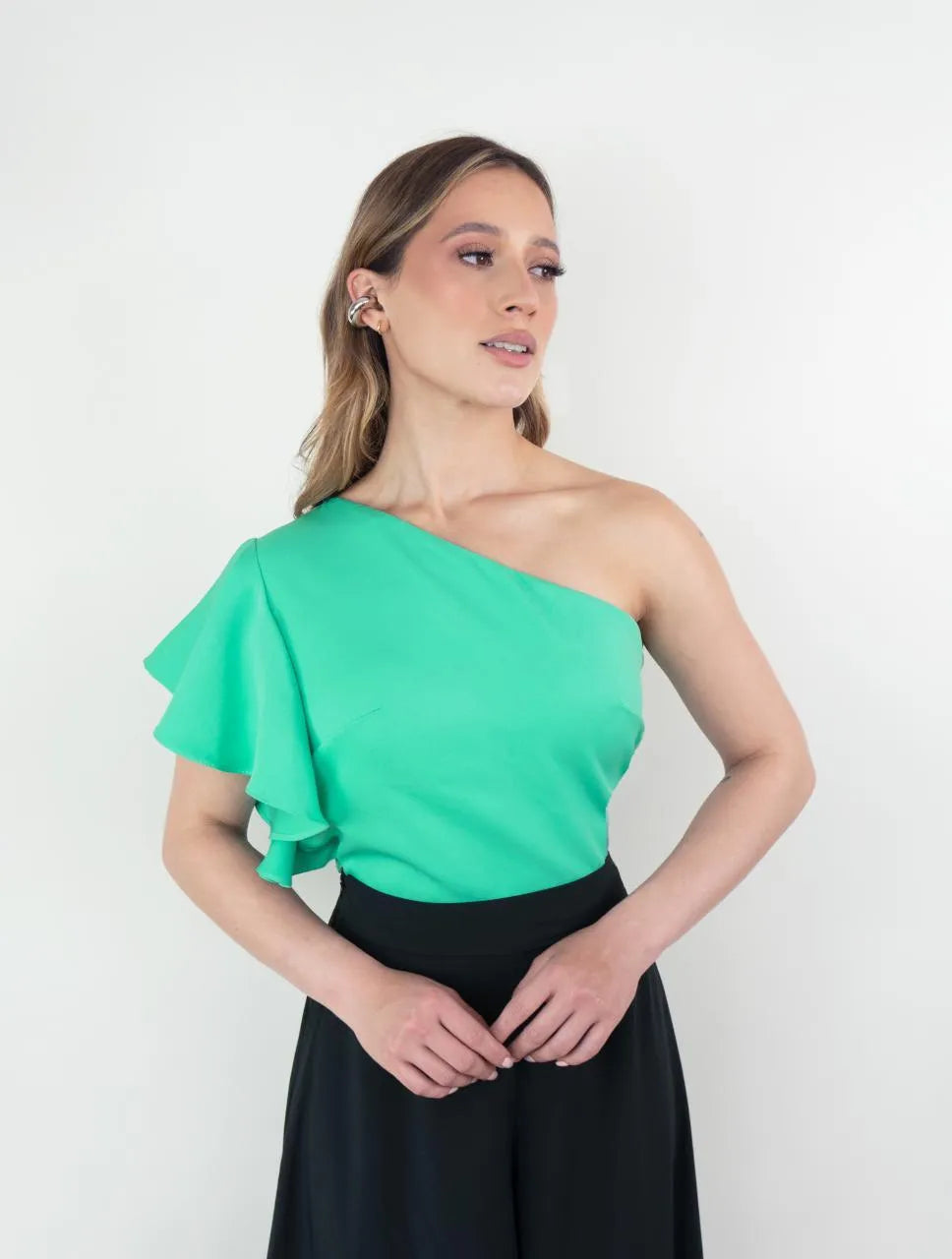 Crop Top para Mujer Asimétrico con Boleros -  The Ruffle