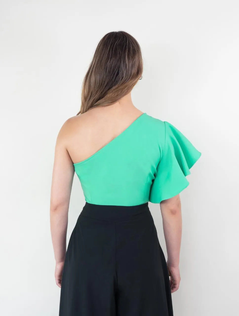 Crop Top para Mujer Asimétrico con Boleros -  The Ruffle
