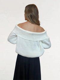 Suéter Para Mujer Cuello Bandeja - The Royal