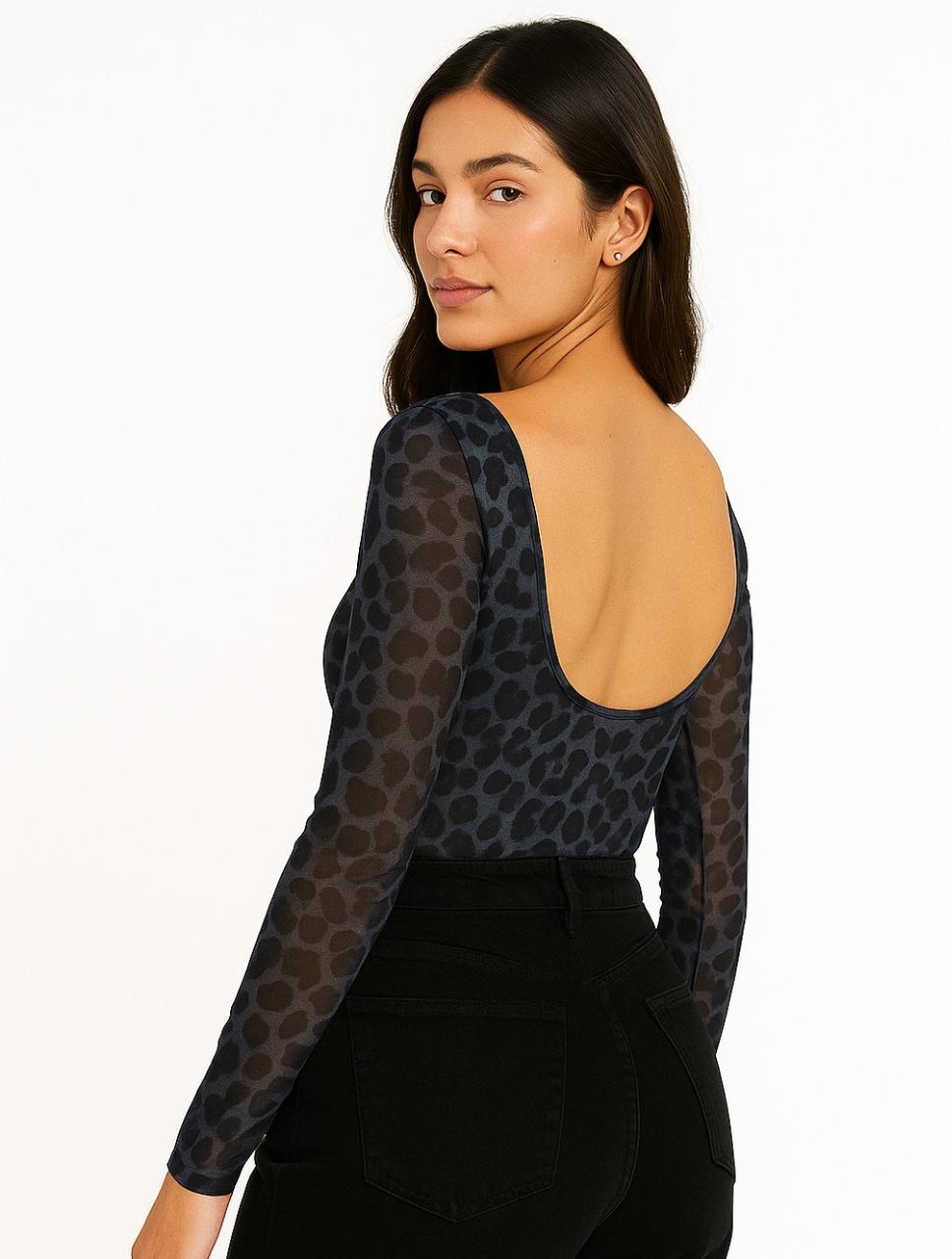 Body Para Mujer Mesh - The Leopard