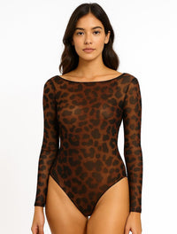 Body Para Mujer Mesh - The Leopard