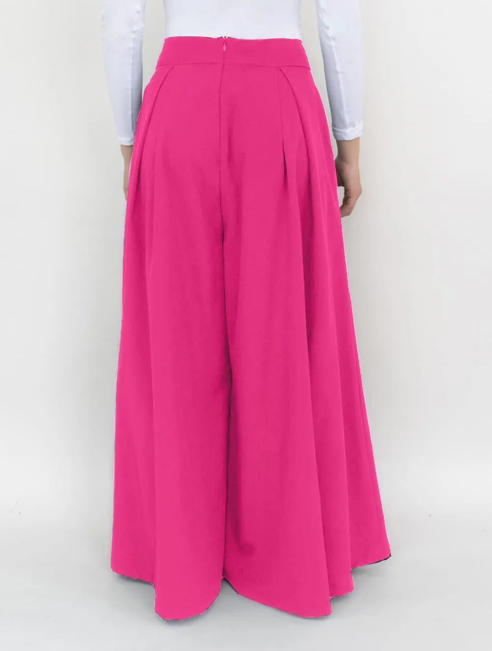 Pantalón para Mujer Fucsia Tipo Palazzo Tiro Alto  - The Citizen