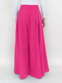 Pantalón para Mujer Fucsia Tipo Palazzo Tiro Alto  - The Citizen