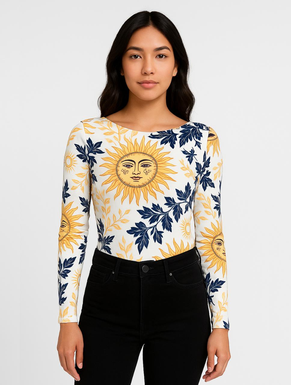 Body para Mujer Estampado Floral- The Bloom