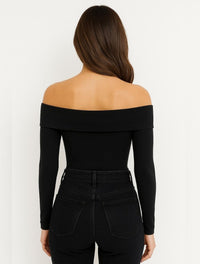 Body para Mujer Cuello Bandeja Manga Larga - The Local