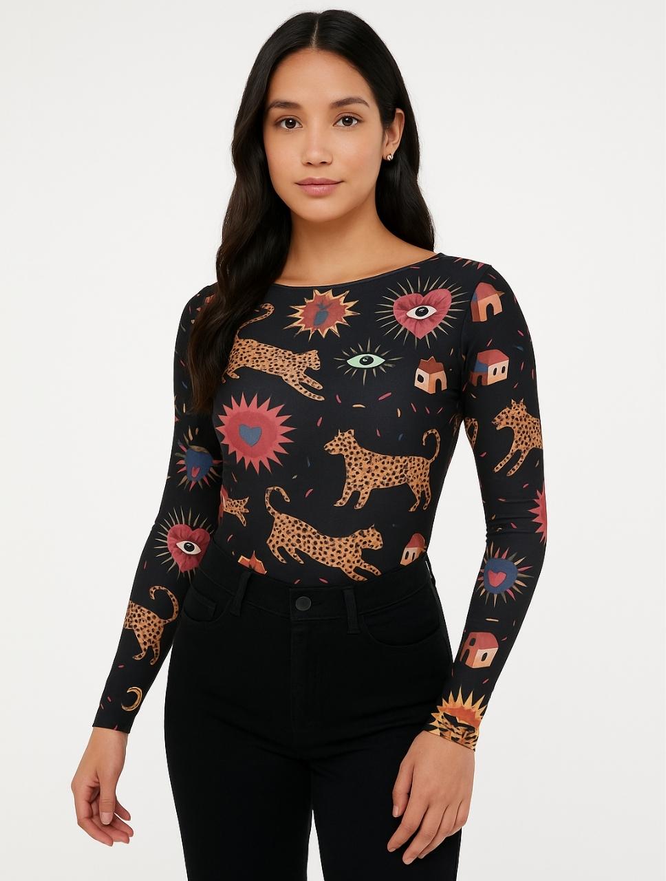 Body para Mujer Estampado - The Jaguar