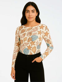 Body para Mujer Estampado Marino - The Caribbean