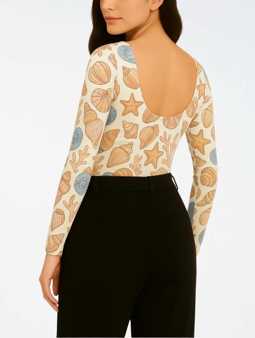 Body para Mujer Estampado Marino - The Caribbean