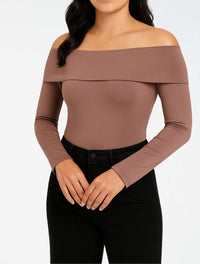 Body para Mujer Cuello Bandeja Manga Larga - The Local