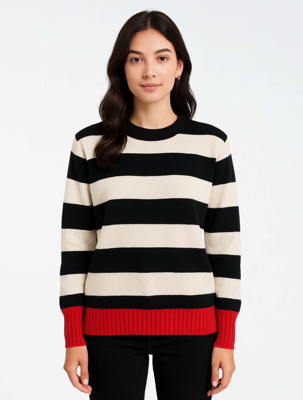 Suéter para Mujer Cuello Redondo- The Linear